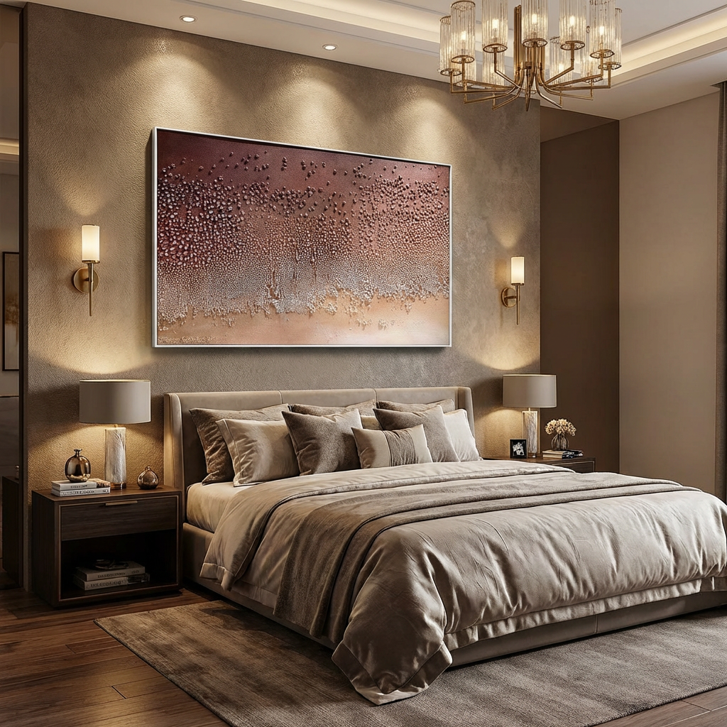 Why Textured Paintings Look More Luxurious: The Secret Behind High-End Wall Art