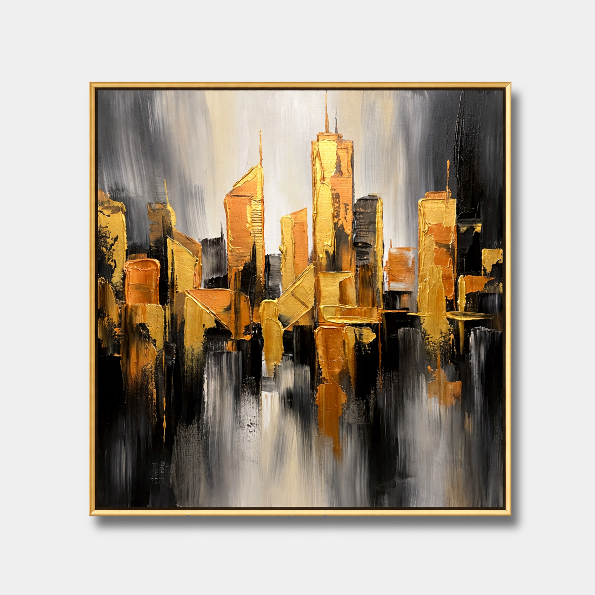 City Skyline Abstract Painting AP#0602