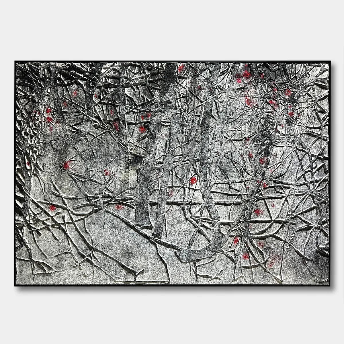 Abstract Forest Relief Print for Modern Luxury YY#1515