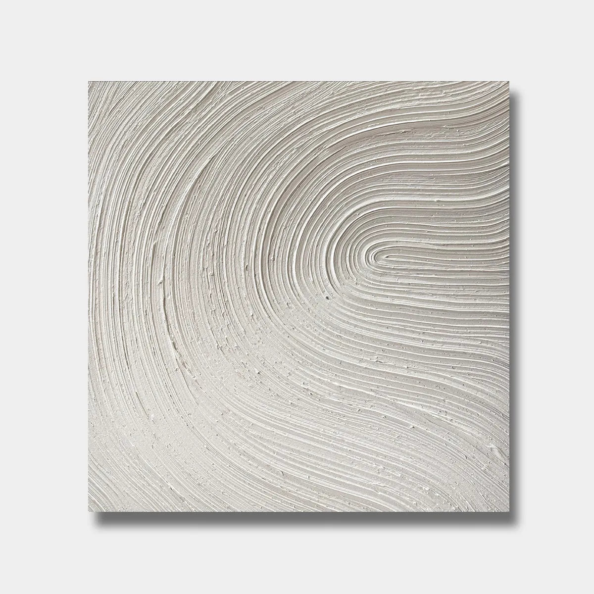 Beige Swirl Textured Abstract Painting PM#3113