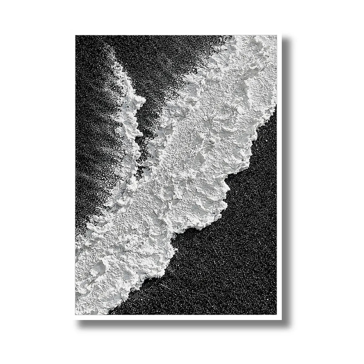 Black & White Abstract Painting AA#0258