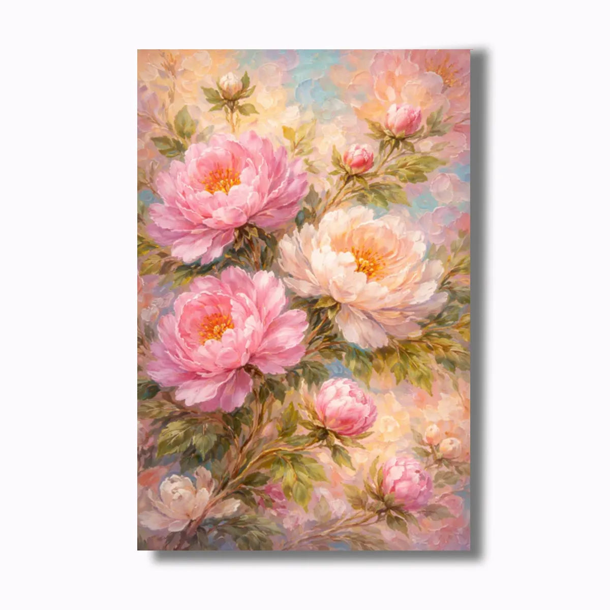 Blush Peony Floral Painting AA#0207