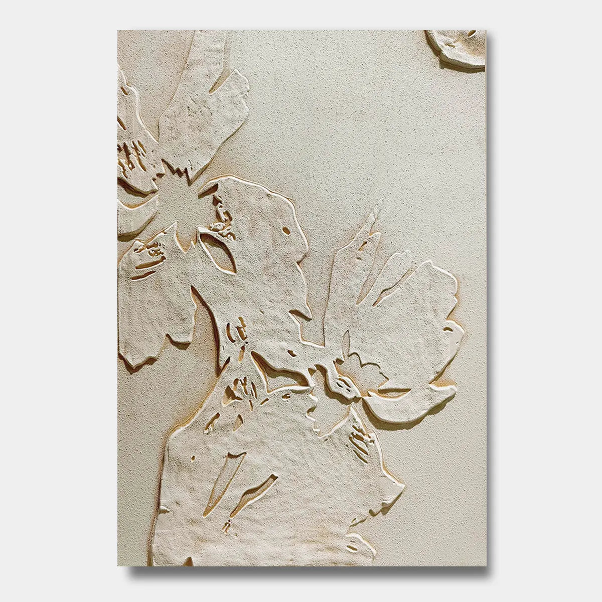 Botanical Relief Floral Canvas PM#3642