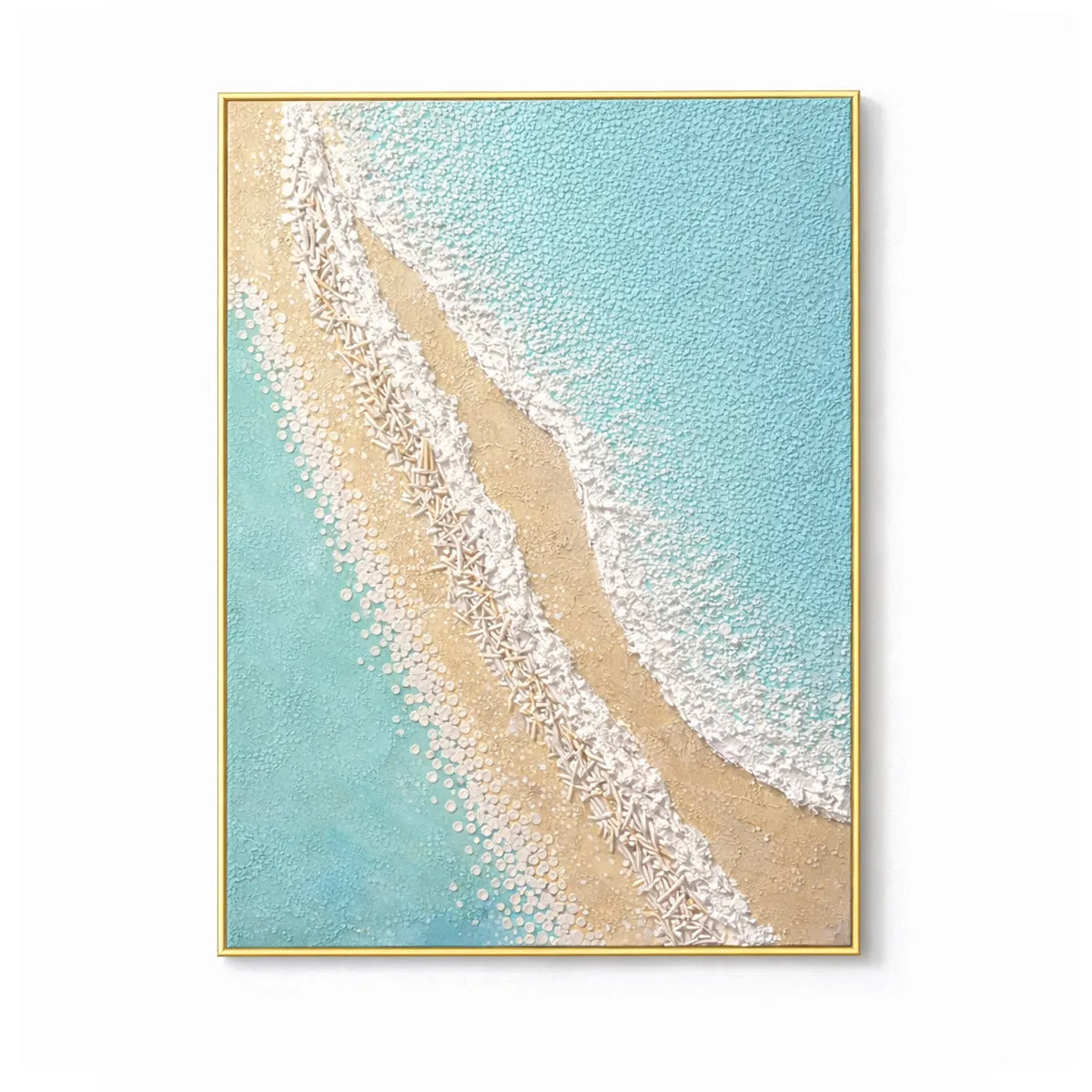 Coastal Texture Abstract Painting AA#0278