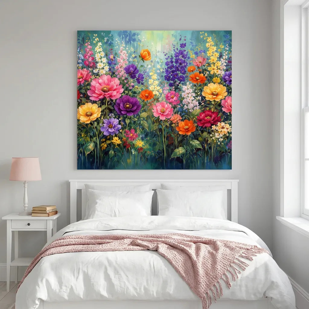 Colorful Wildflower Painting AA#0215
