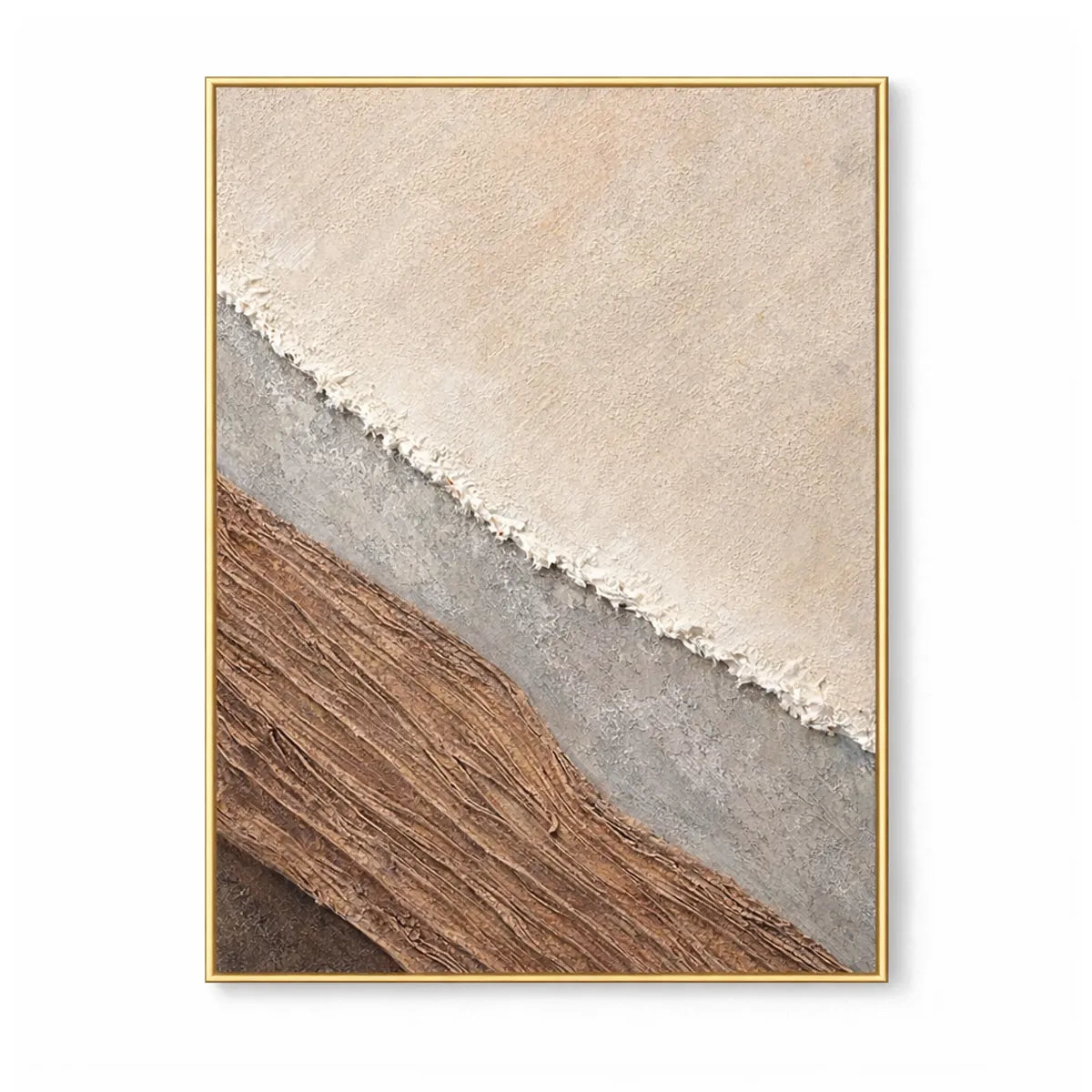 Earth-Tone Abstract Painting AA#0267