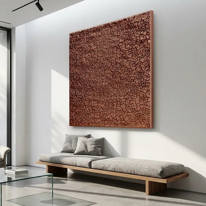 Earth Textured Abstract Painting PM#3690