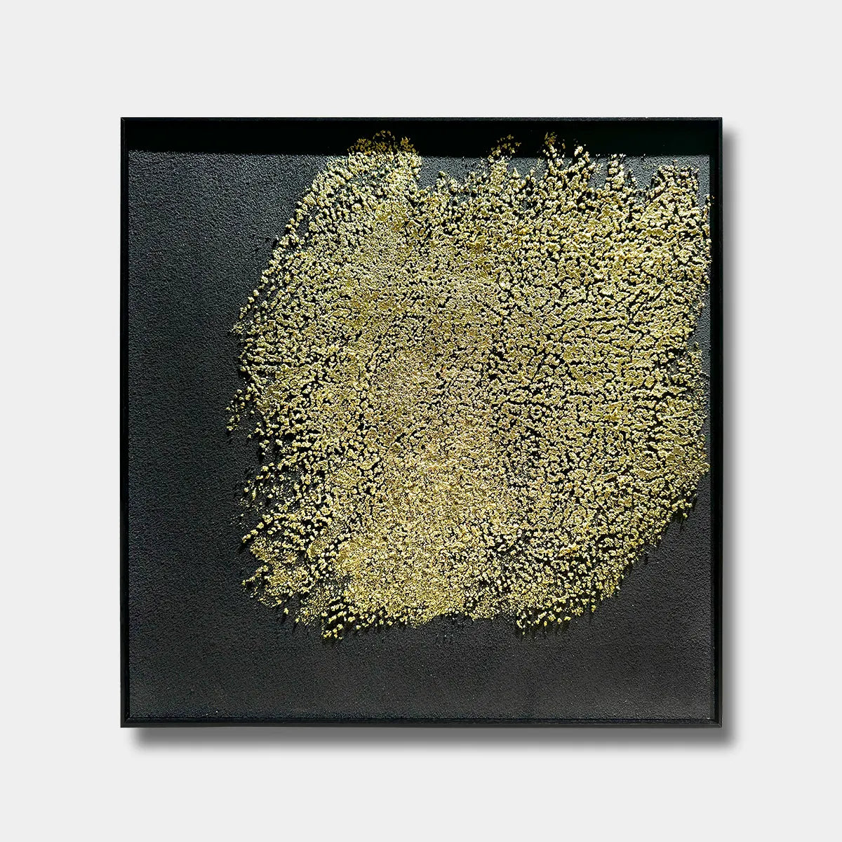 Gold Nebula Relief Print for Modern Luxury YY#1523