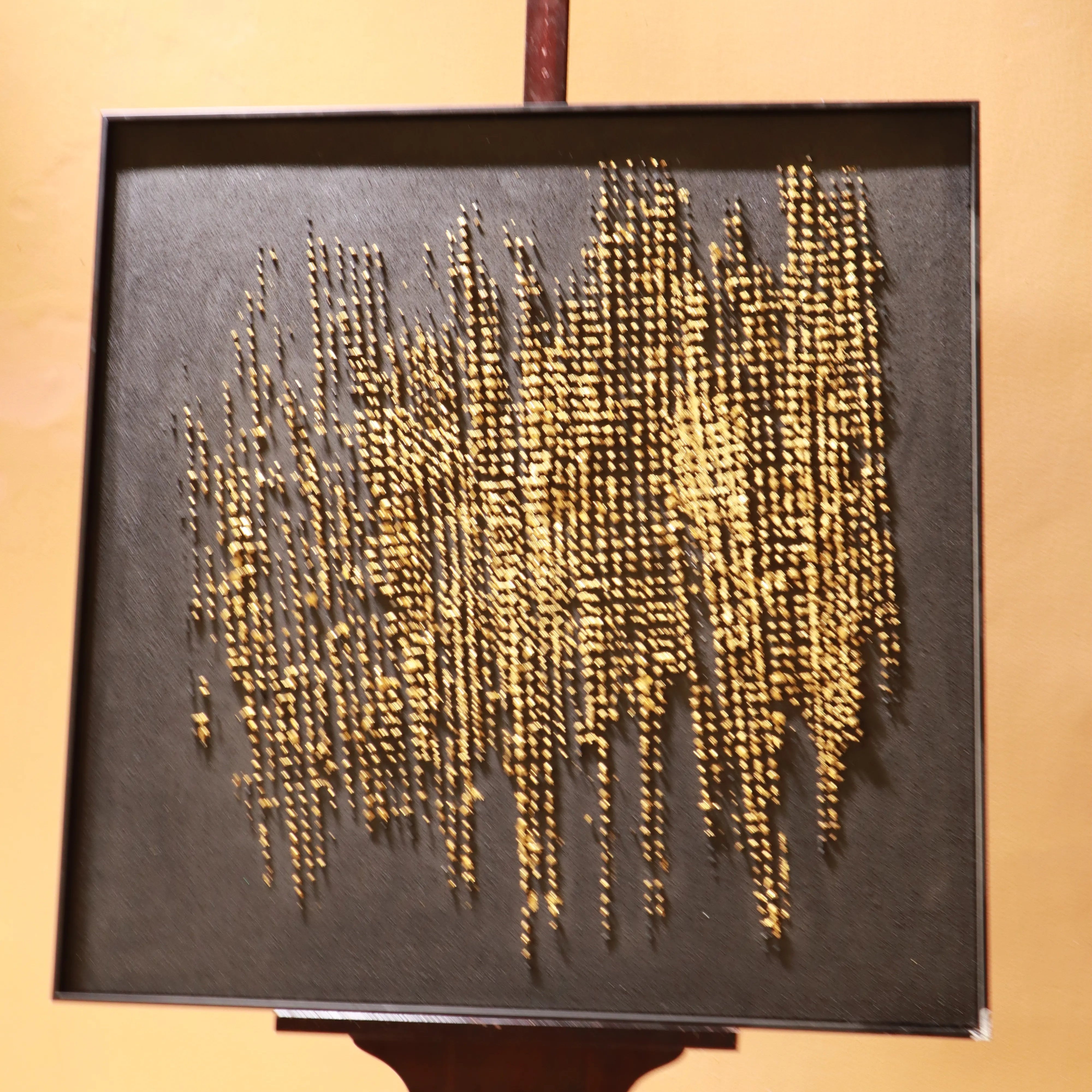 Gold Matrix Relief Print YY#1520