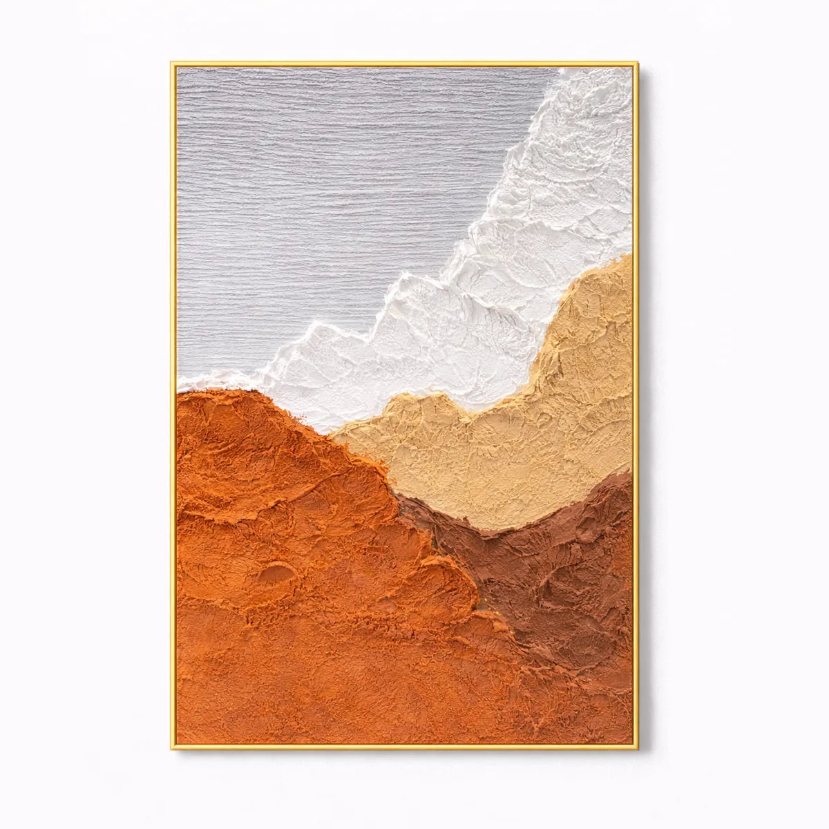 Layered Earth Abstract Painting AA#0282
