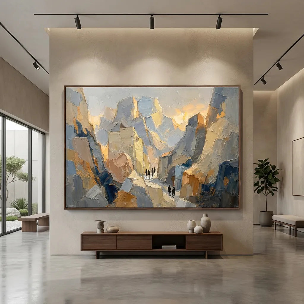 Light Abstract Landscape Painting AP#0636
