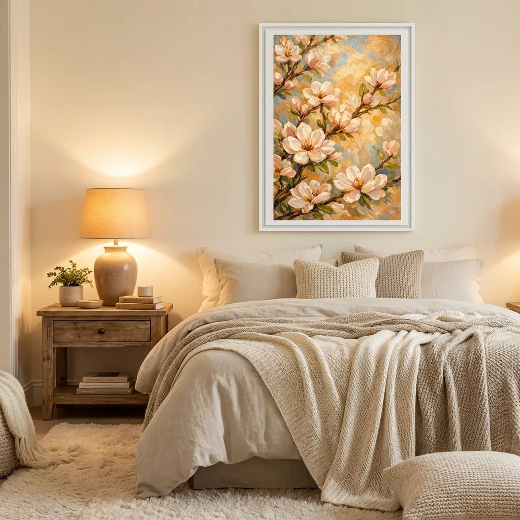 Magnolia Floral Painting AA#0208
