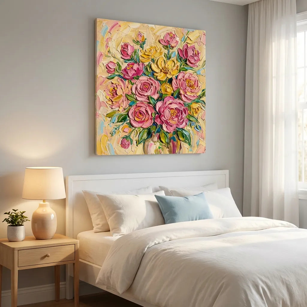 Rose Bouquet Oil Painting AA#0227