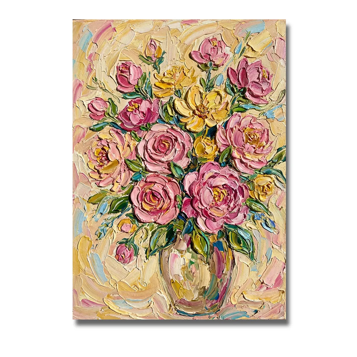 Rose Bouquet Oil Painting AA#0227
