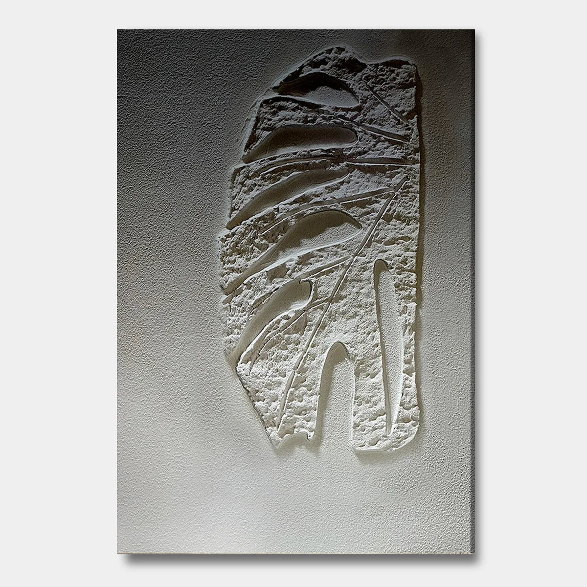 Sculpted Botanical Relief Canvas PM#3665