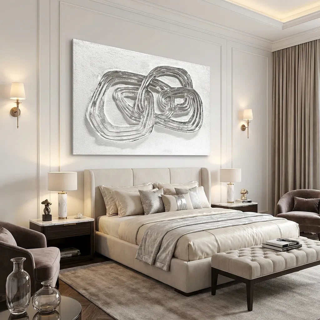 Sculpted Loop Abstract Relief PM#3636
