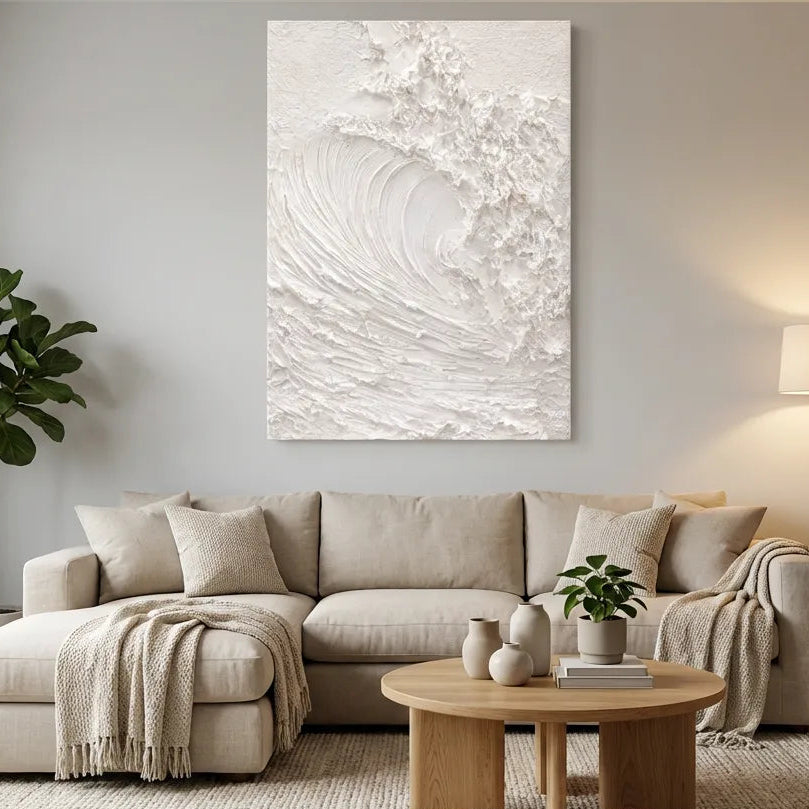 Sculpted Texture Abstract Painting AA#0275