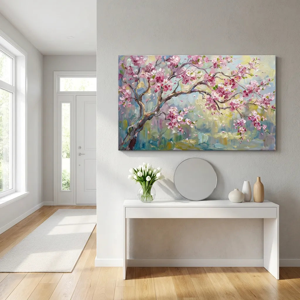 Spring Cherry Blossom Painting AA#0204