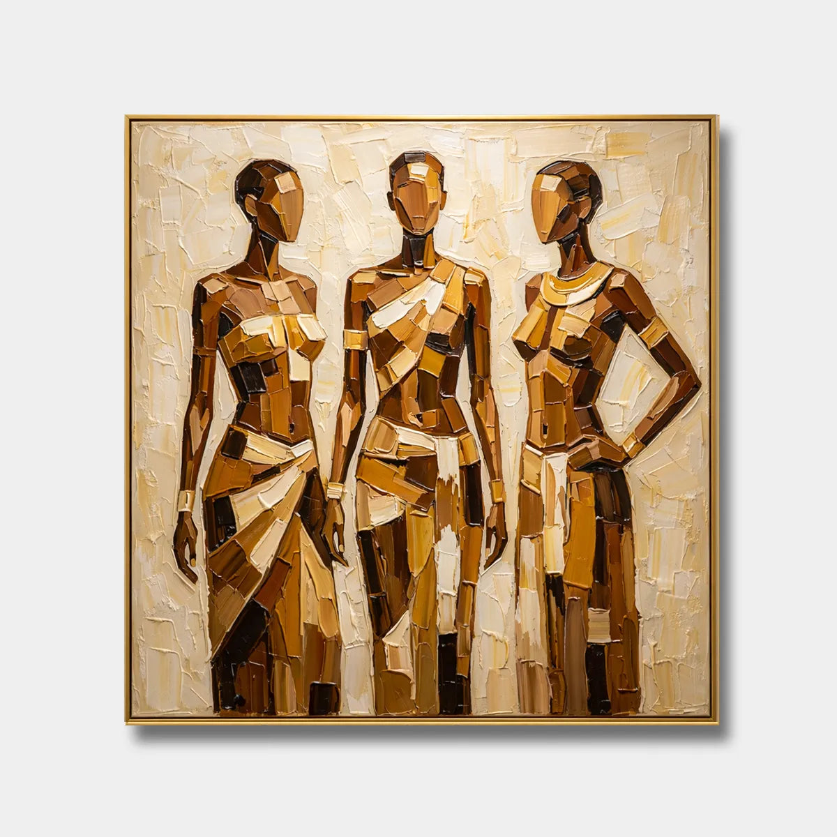 Three Women Figurative Painting AP#0609