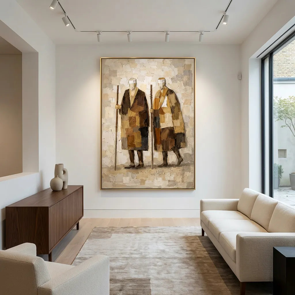 Two Figures Figurative Painting AP#0610