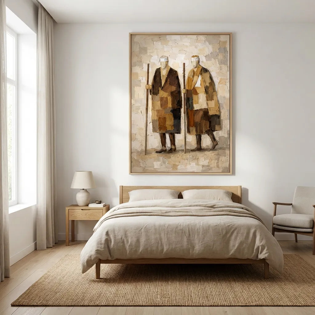 Two Figures Figurative Painting AP#0610