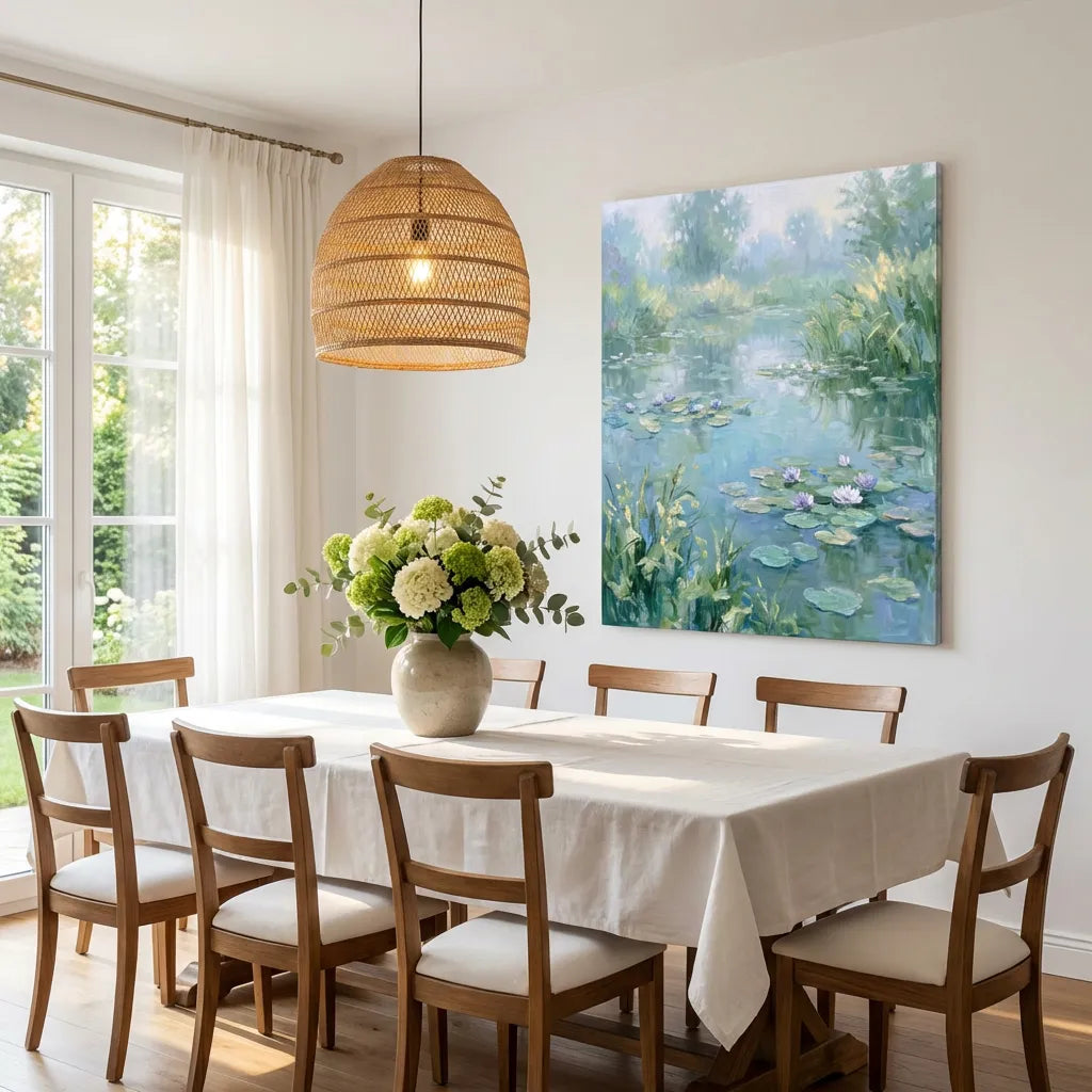 Water Lily Lake Painting AA#0256