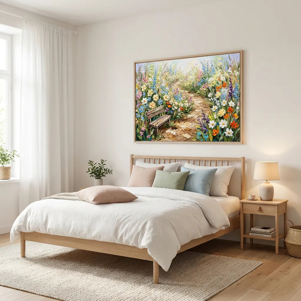 Wildflower Garden Landscape Painting AA#0238