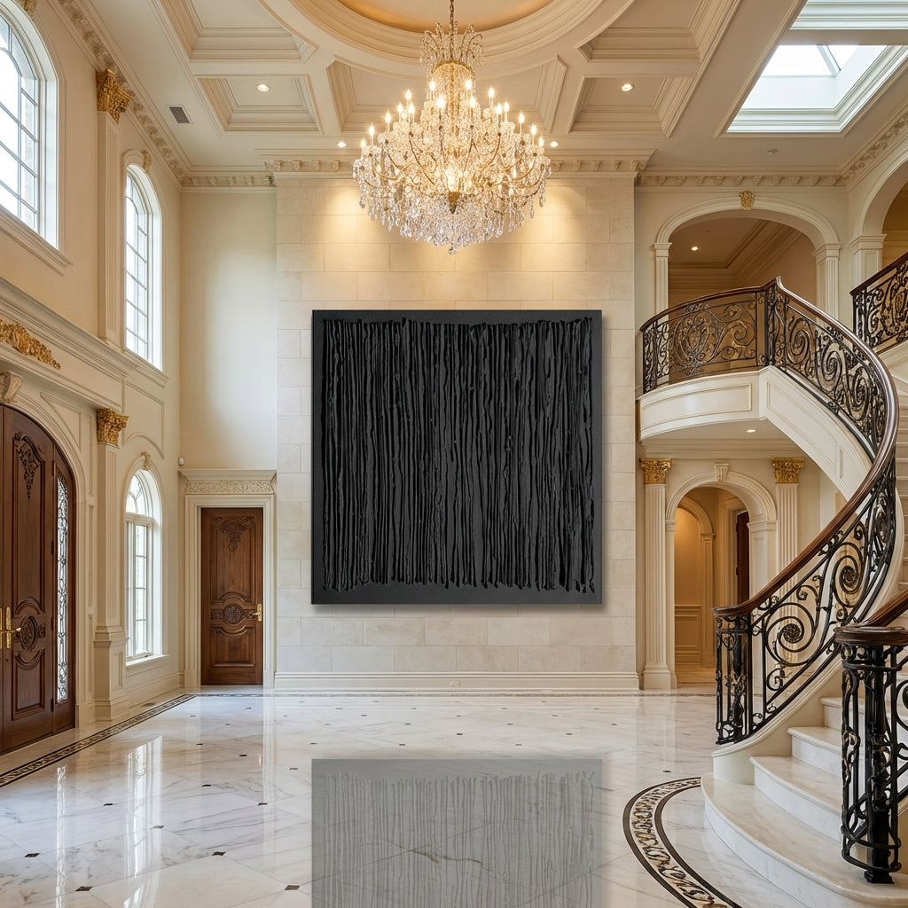 Best Large Abstract Wall Art for Living Room with High Ceilings