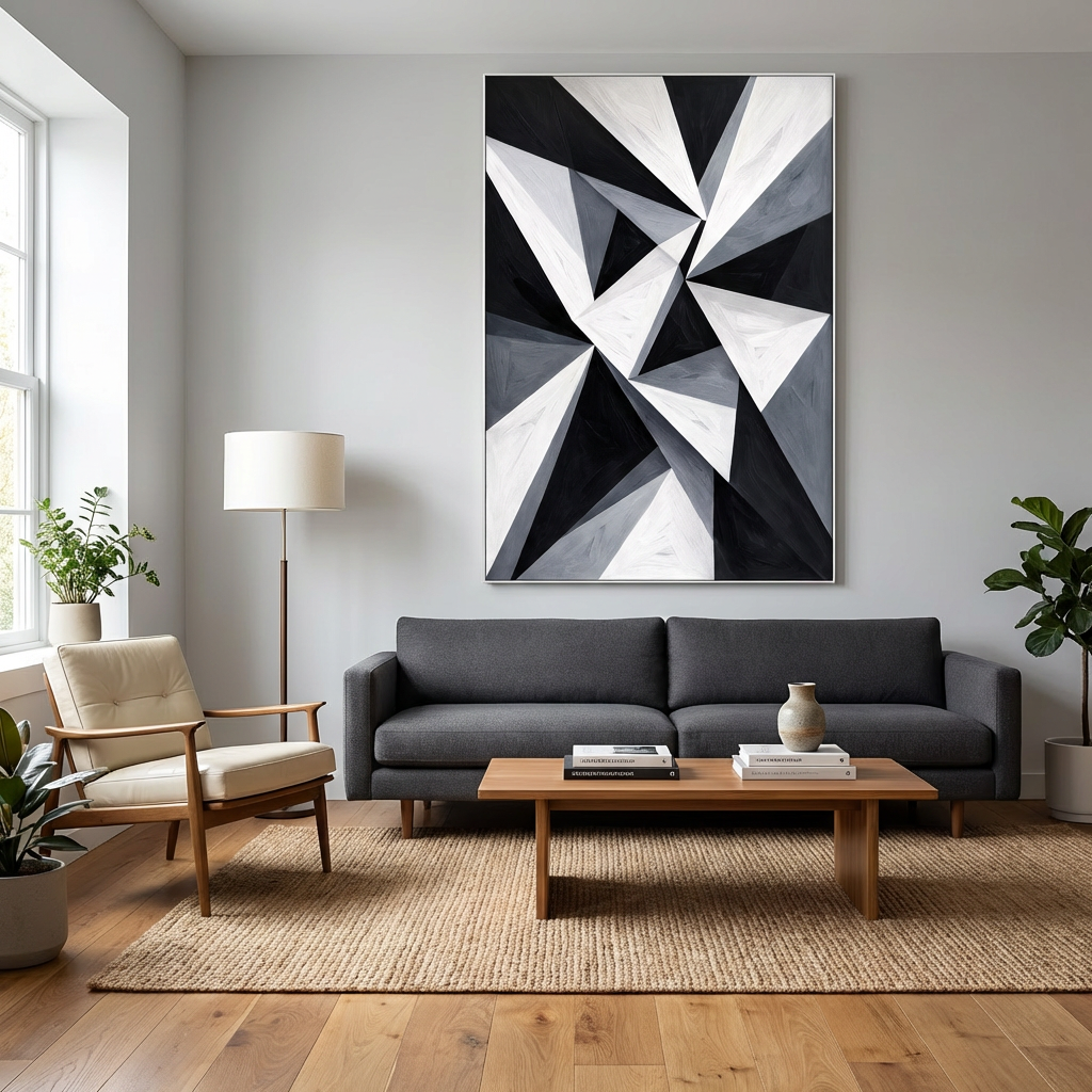 Geometric Abstract Painting AP#0604