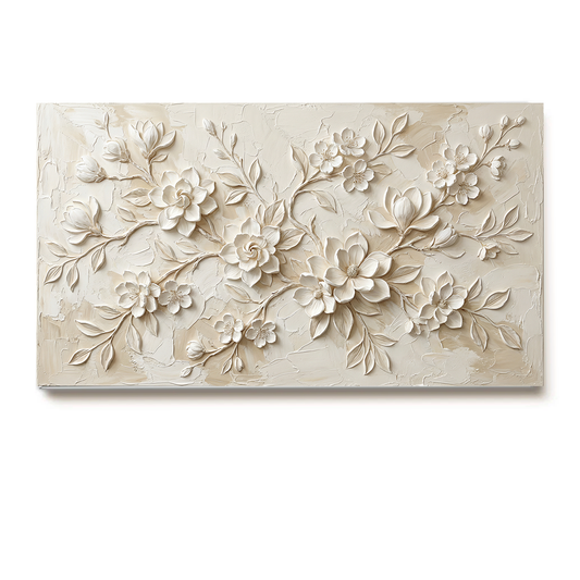 3D Relief Floral Wall Art AA#0223