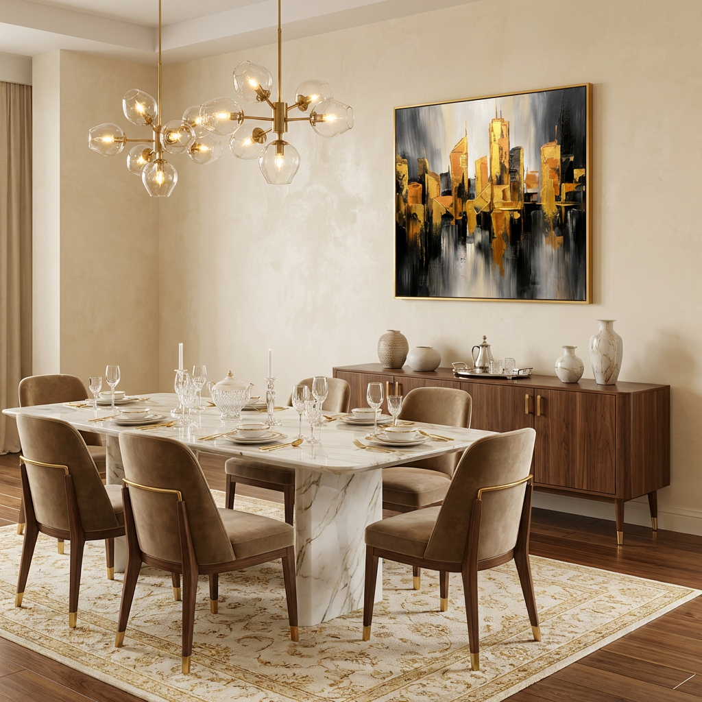 City Skyline Abstract Painting AP#0602