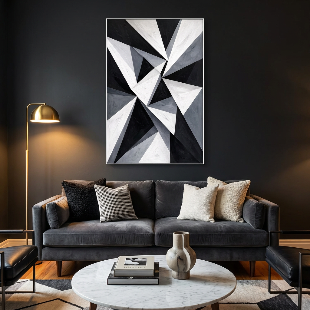 Geometric Abstract Painting AP#0604