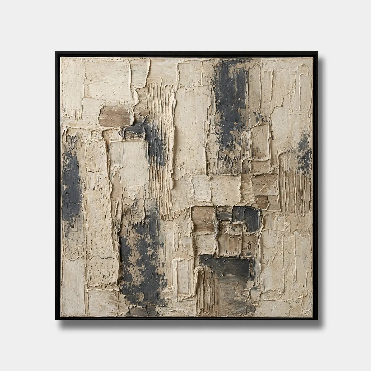 Beige Texture Abstract Painting AP#0634