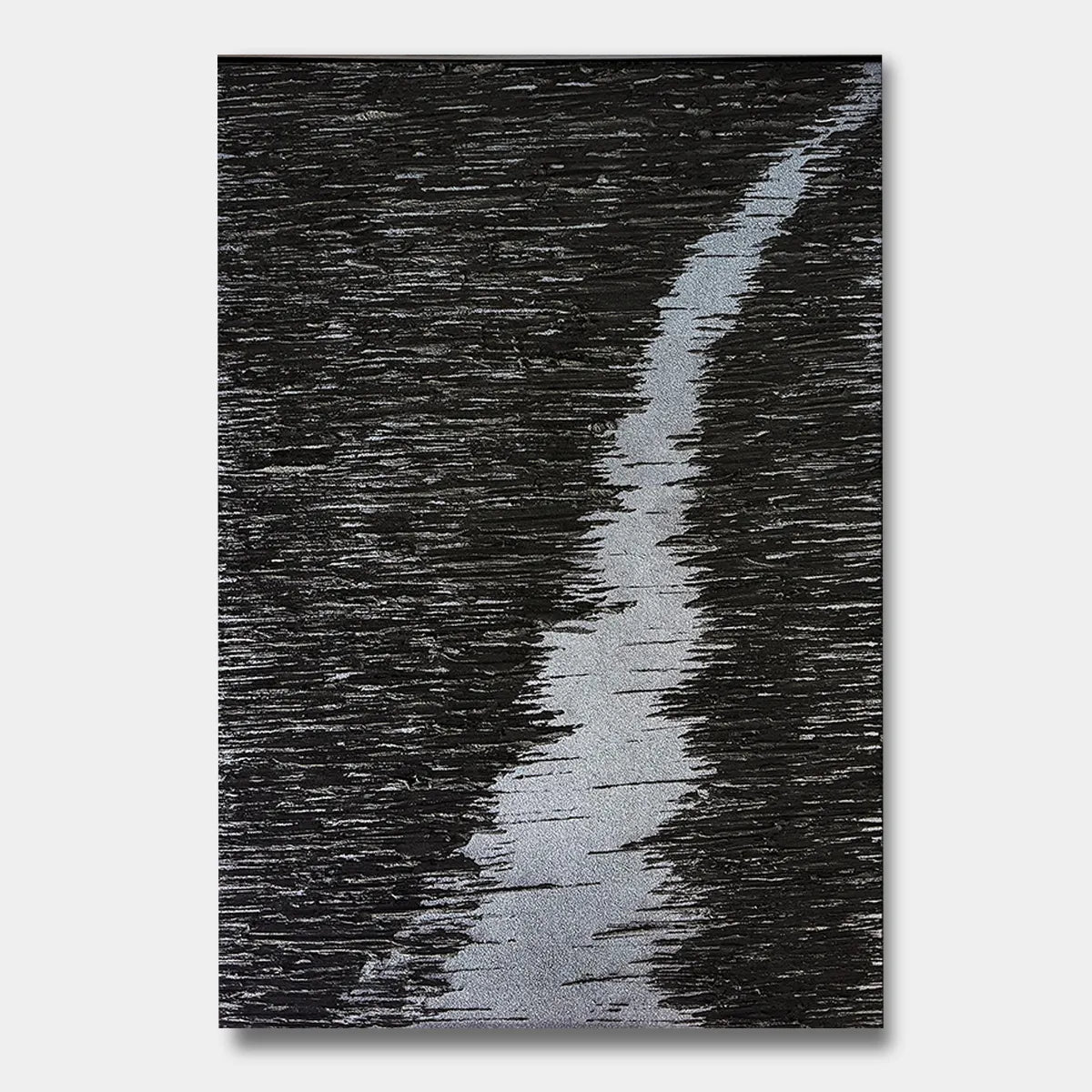 Black & White Abstract Texture Painting PM#3110