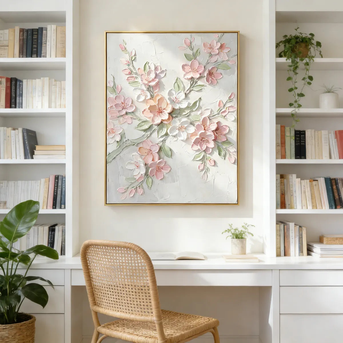 Cherry Blossom Relief Painting AA#0229