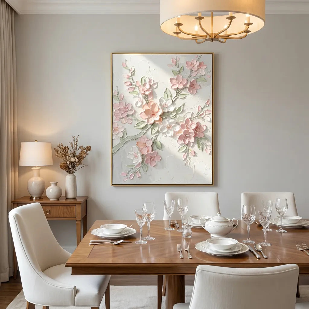 Cherry Blossom Relief Painting AA#0229