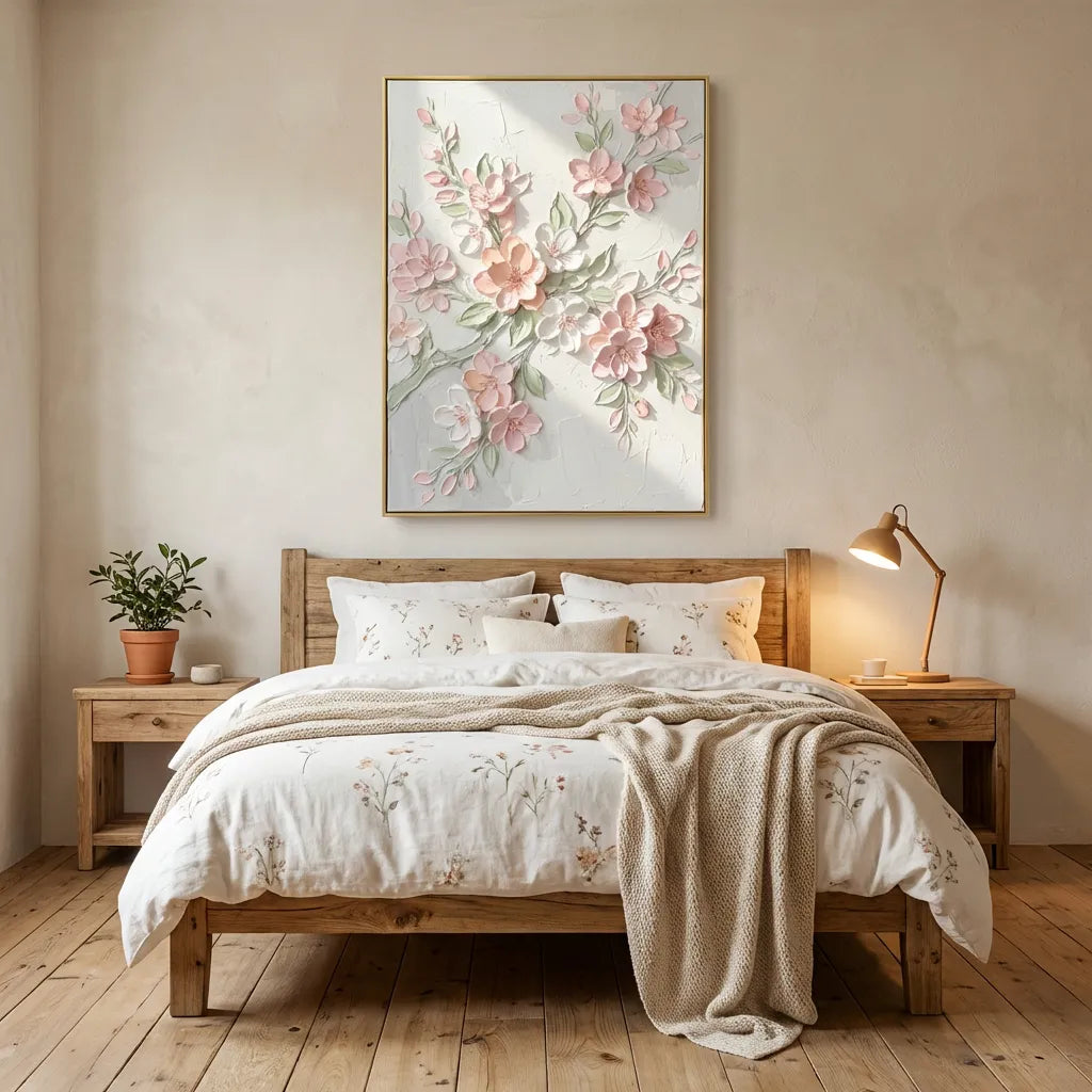 Cherry Blossom Relief Painting AA#0229