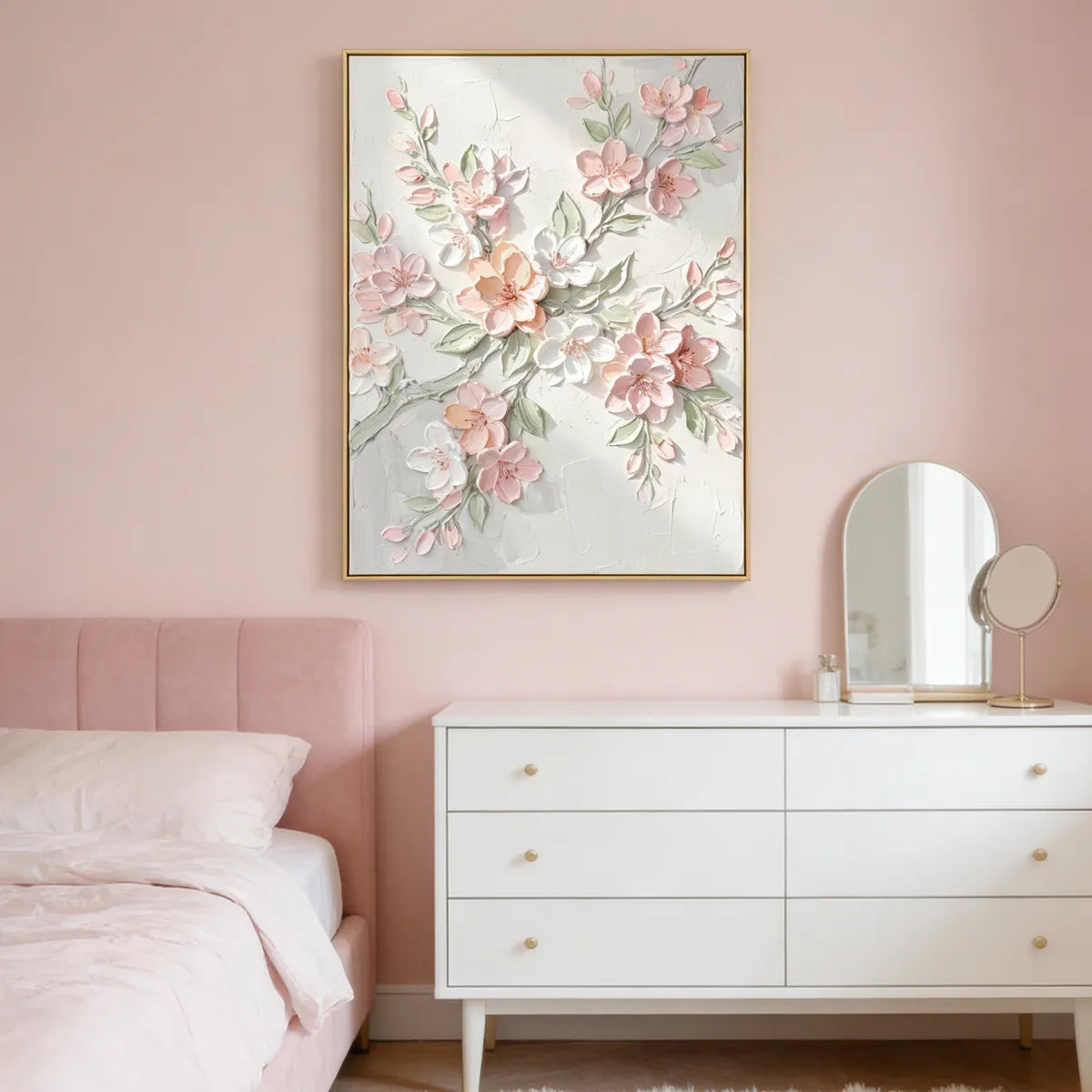 Cherry Blossom Relief Painting AA#0229