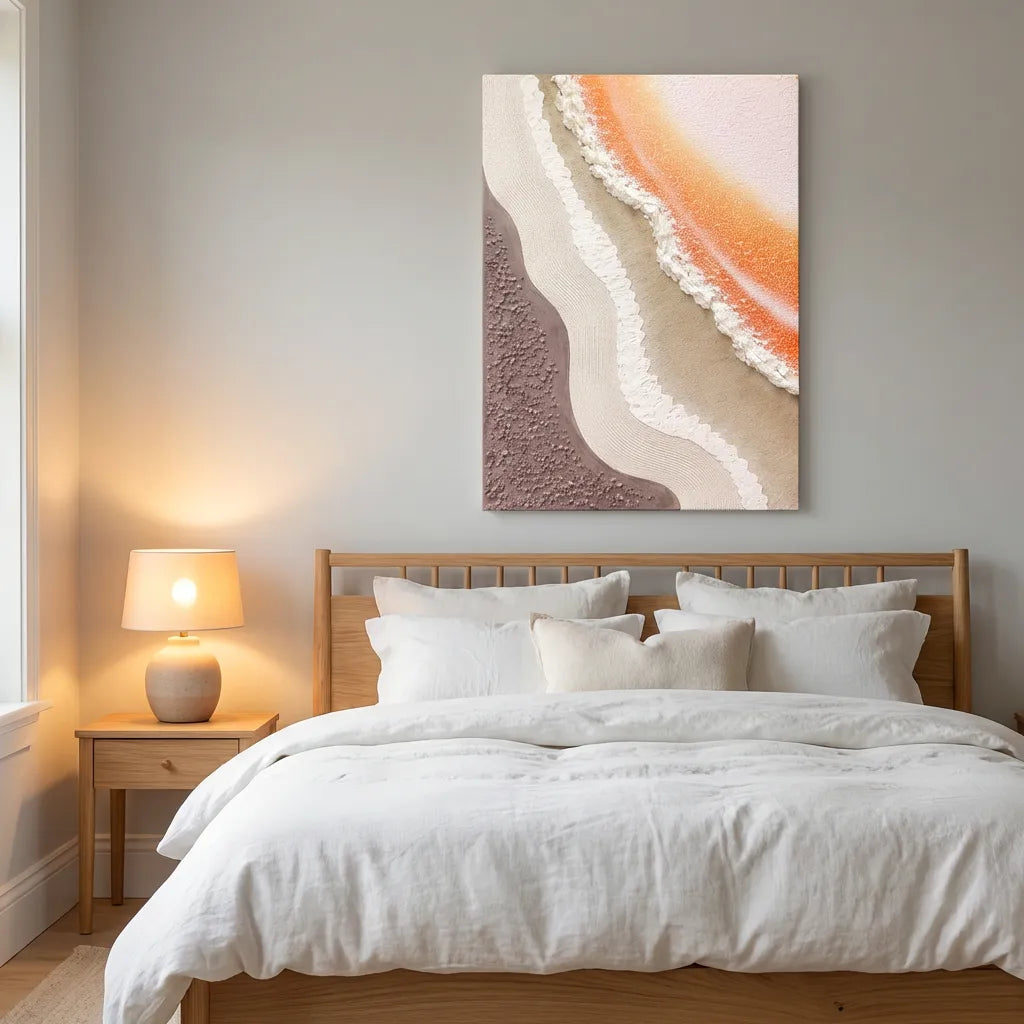 Coastal Texture Abstract Painting AA#0274
