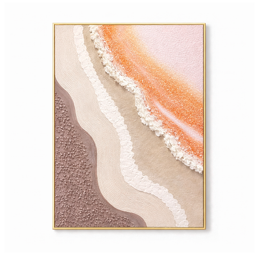 Coastal Texture Abstract Painting AA#0274