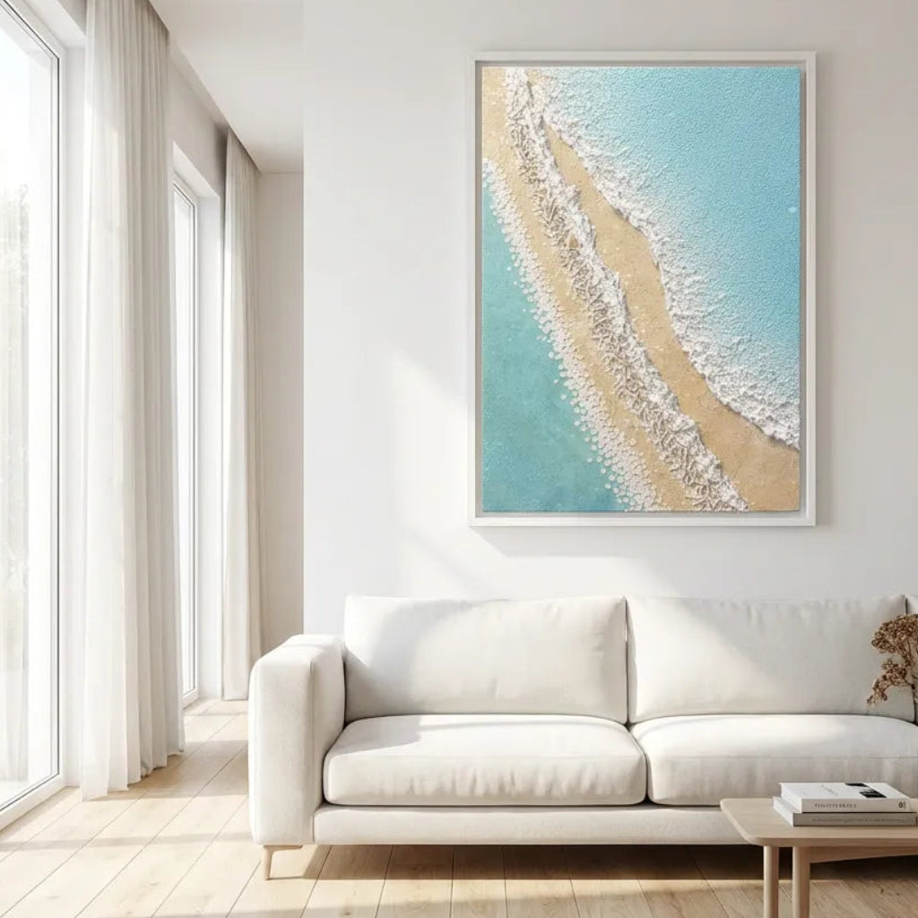 Coastal Texture Abstract Painting AA#0278