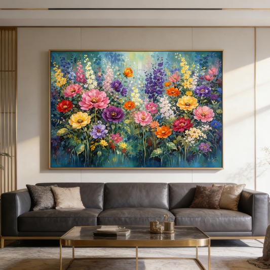 Colorful Wildflower Painting AA#0215