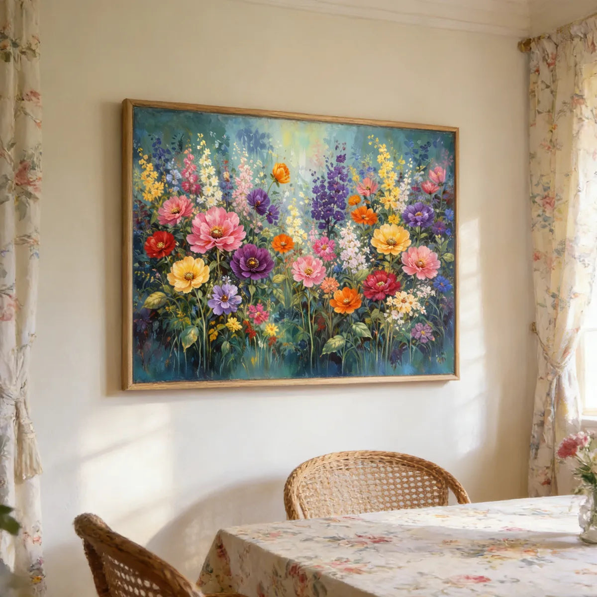 Colorful Wildflower Painting AA#0215