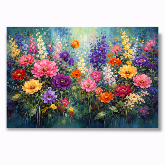 Colorful Wildflower Painting AA#0215