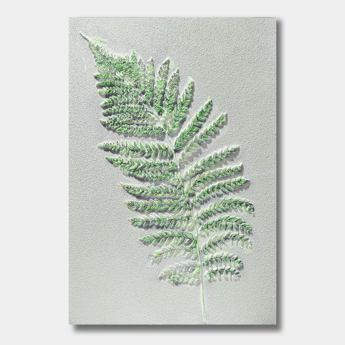 Fern Impression Textured Abstract Art PM#3617