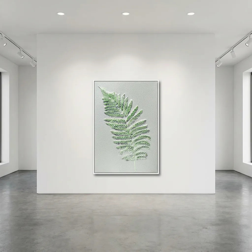 Fern Impression Textured Abstract Art PM#3617