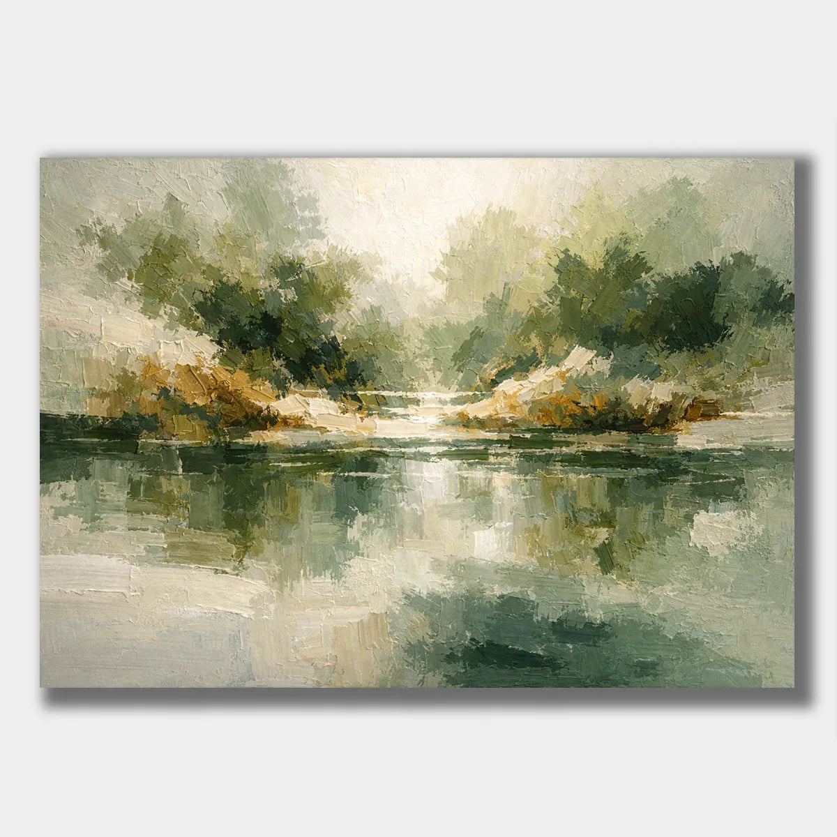 Forest Reflection Painting AP#0642