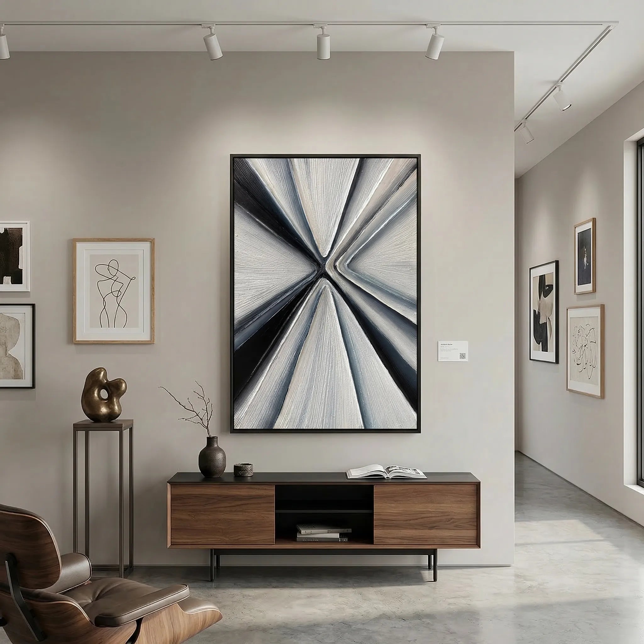Geometric Radiant Abstract Painting PM#3117