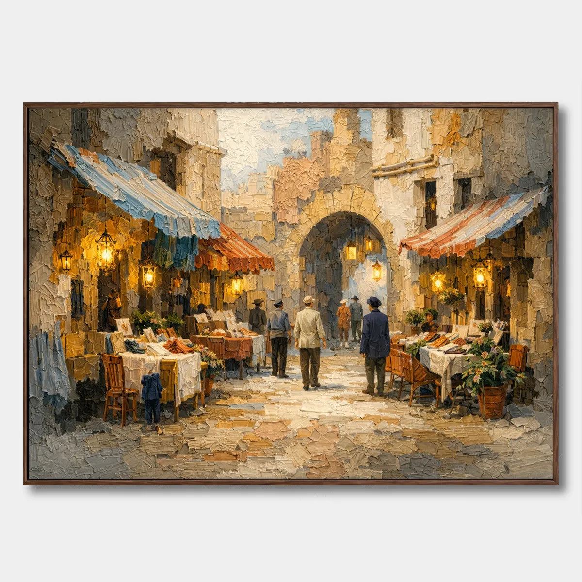Golden Lantern-Market Street Painting AP#0640