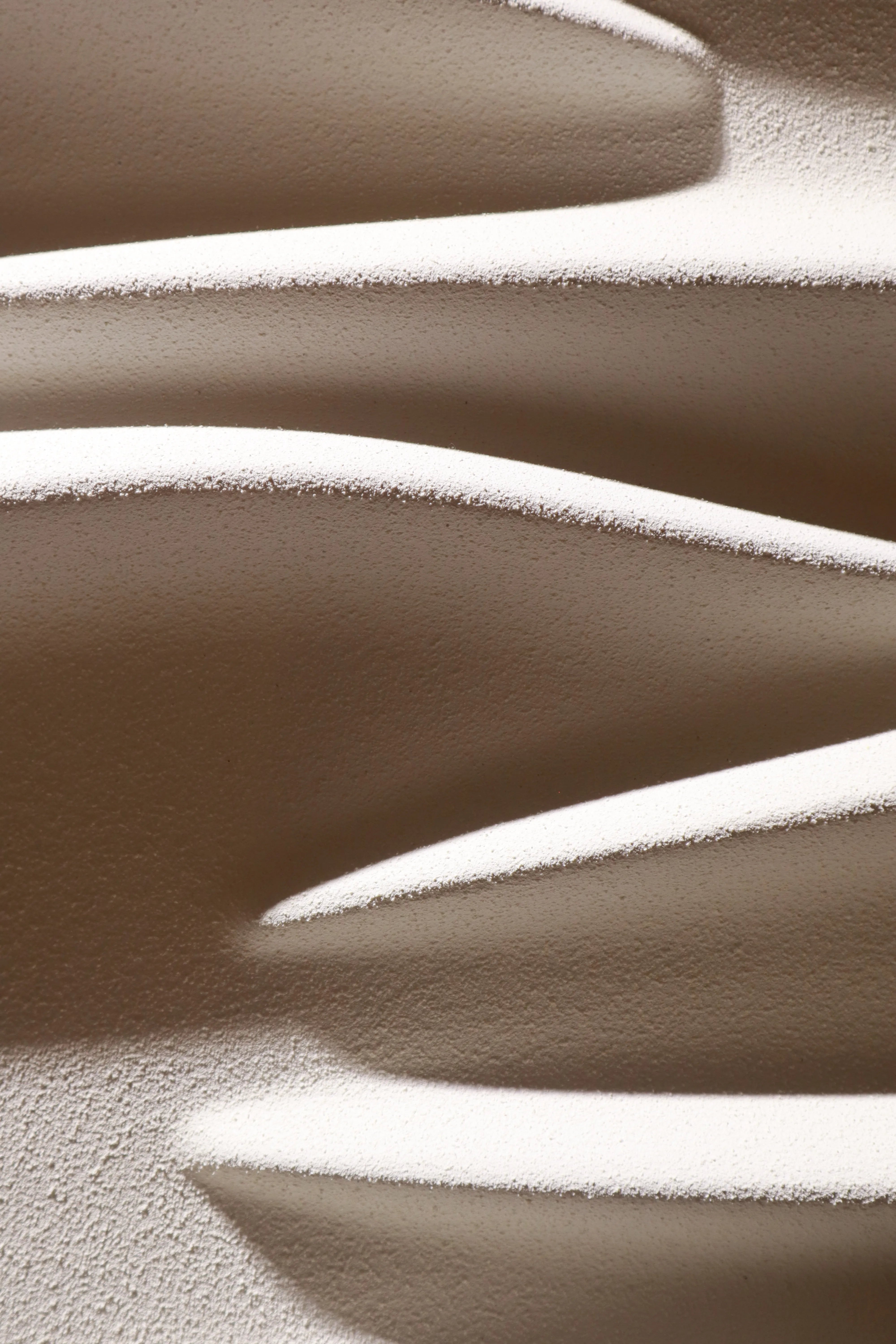 White Wave Relief Textured Painting PM#3100